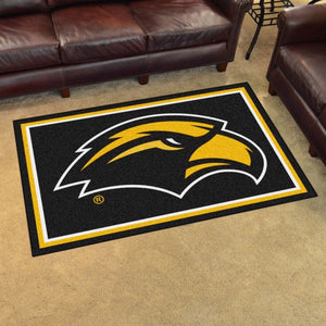 University of Southern Mississippi Plush Rug  College Area Rug - Fan Rugs