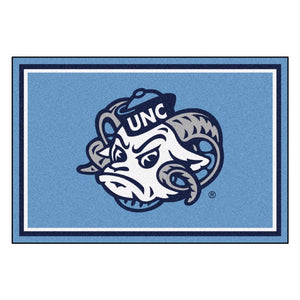 University of North Carolina - Chapel Hill - UNC Mascot Plush Rug  College Area Rug - Fan Rugs