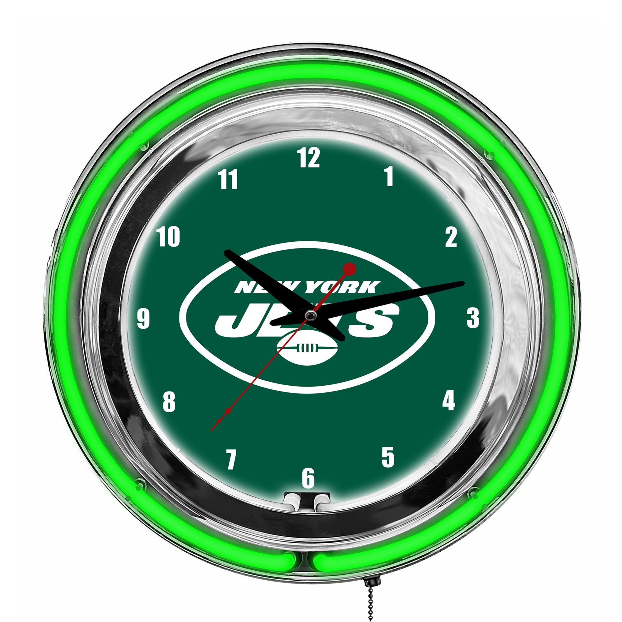 New York Jets 14in Neon Clock