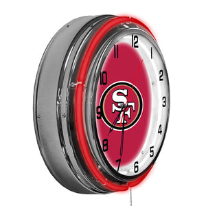 San Francisco 49ers 18in Neon Clock