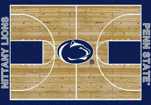 Penn State University Basketball Court Rug  College Area Rug - Fan Rugs