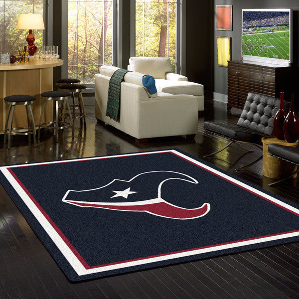 FANMATS Houston Texans Red 8 ft. x 10 ft. Plush Area Rug 36197