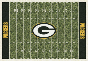 Green Bay Packers NFL Football Field Rug  NFL Area Rug - Fan Rugs