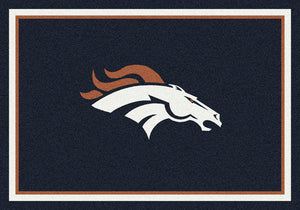 Denver Broncos NFL Team Spirit Rug  NFL Area Rug - Fan Rugs