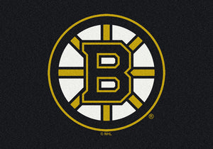 Boston Bruins NHL Team Spirit Rug  NHL Area Rug - Fan Rugs