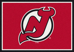 New Jersey Devils NHL Team Spirit Rug  NHL Area Rug - Fan Rugs