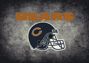 Chicago Bears NFL Team Distressed Rug  NFL Area Rug - Fan Rugs