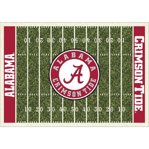 Alabama University Football Field Rug - College Area Rug