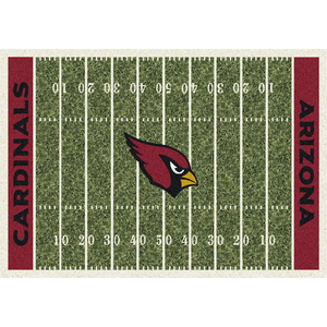 Arizona Cardinals NFL Football Field Rug  NFL Area Rug - Fan Rugs