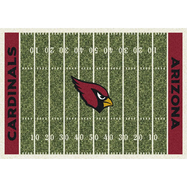 Arizona Cardinals NFL Football Field Rug - Fan Rugs