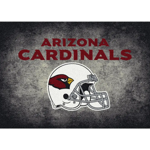 Arizona Cardinals NFL Team Distressed Rug  NFL Area Rug - Fan Rugs