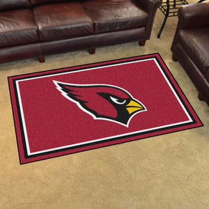 Arizona Cardinals Plush Rug  NFL Area Rug - Fan Rugs