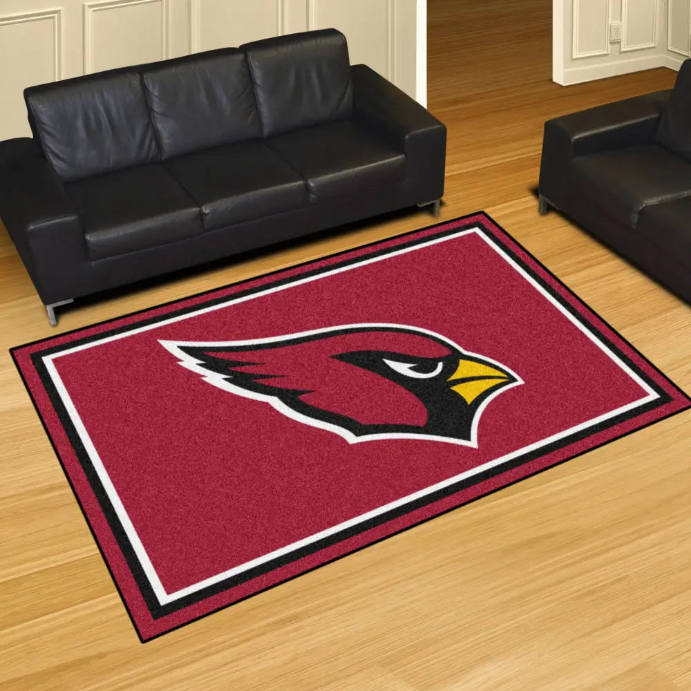 Arizona Cardinals Plush Rug  NFL Area Rug - Fan Rugs