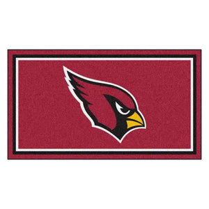 Arizona Cardinals Plush Rug  NFL Area Rug - Fan Rugs