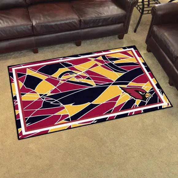 Arizona Cardinals X-Fit 4x6 Plush Rug - Fan Rugs