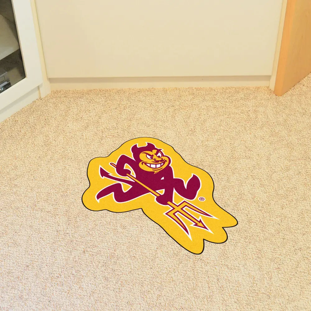 Arizona State University Mascot Mat - 30’’ x 38.1’’ - College Mascot Matt