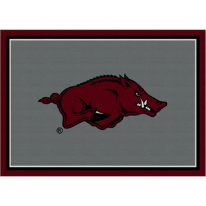 Arkansas University Team Spirit Rug  College Area Rug - Fan Rugs