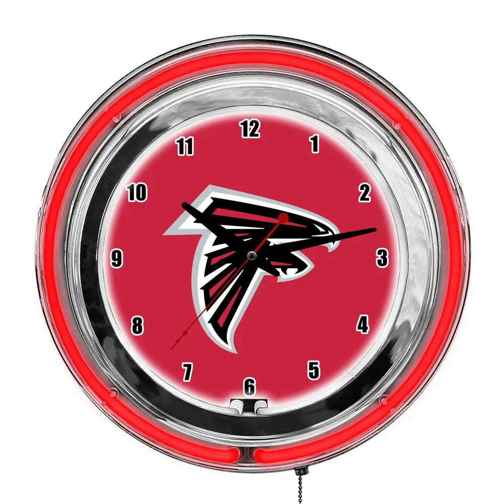 Atlanta Falcons 14in Neon Clock - neon clock