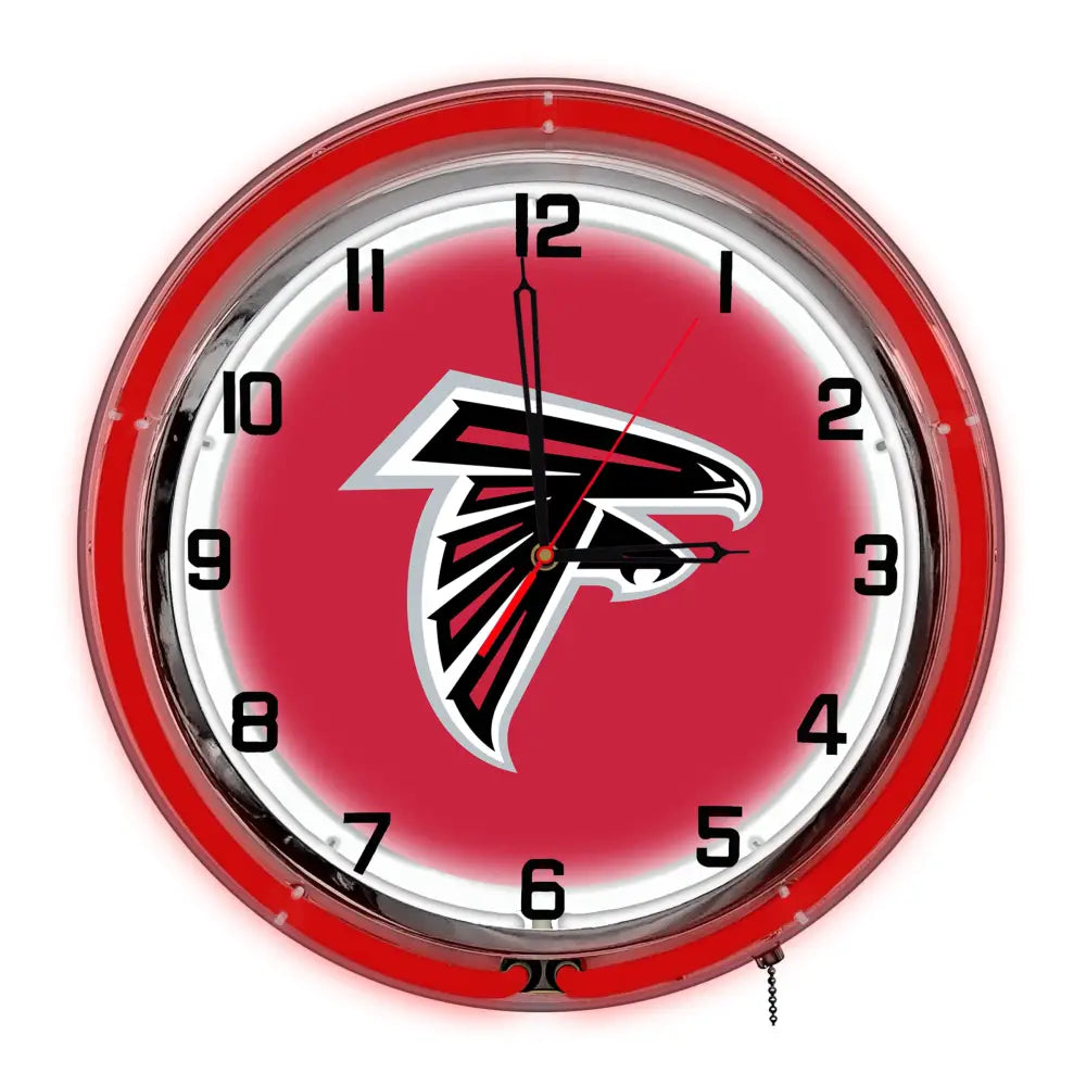 Atlanta Falcons 18in Neon Clock - neon clock