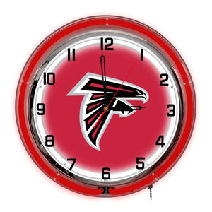 Atlanta Falcons 18in Neon Clock - neon clock