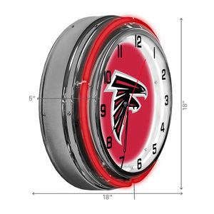 Atlanta Falcons 18in Neon Clock - neon clock