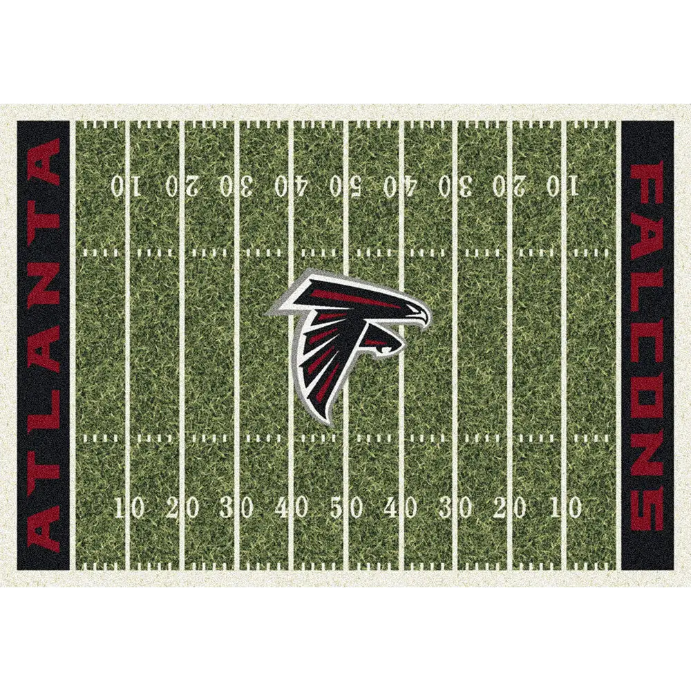 Atlanta Falcons NFL Football Field Rug  NFL Area Rug - Fan Rugs
