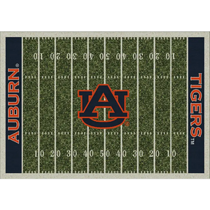 Auburn University Football Field Rug  College Area Rug - Fan Rugs