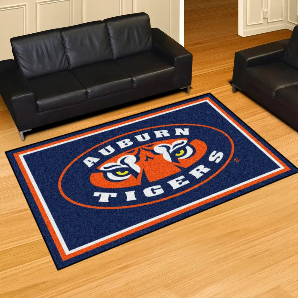 Auburn University Mascot Plush Rug  College Area Rug - Fan Rugs