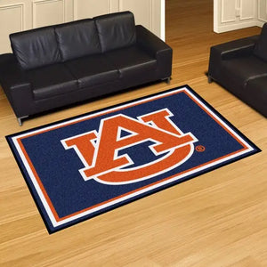 Auburn University Plush Rug - 5’x8’ (59.5’’x88’’) - College Area Rug