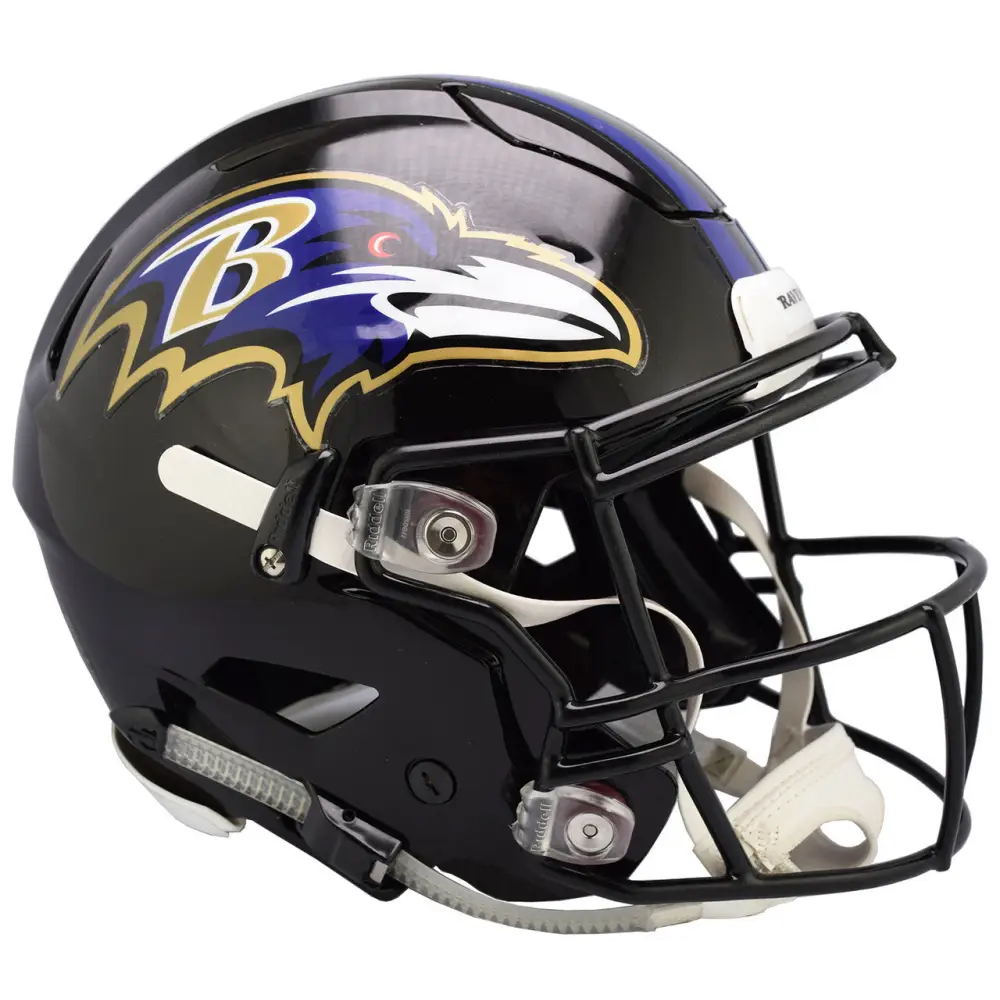 Baltimore Ravens Helmet Riddell Authentic Full Size SpeedFlex Style - speedflex Helmet