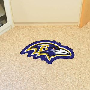 Baltimore Ravens Mascot Mat - 36’’ x 19.1’’ - NFL Mascot Mat