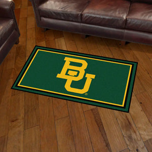 Baylor University Plush Rug  College Area Rug - Fan Rugs