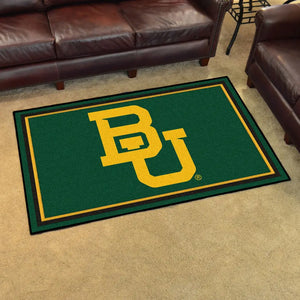 Baylor University Plush Rug  College Area Rug - Fan Rugs