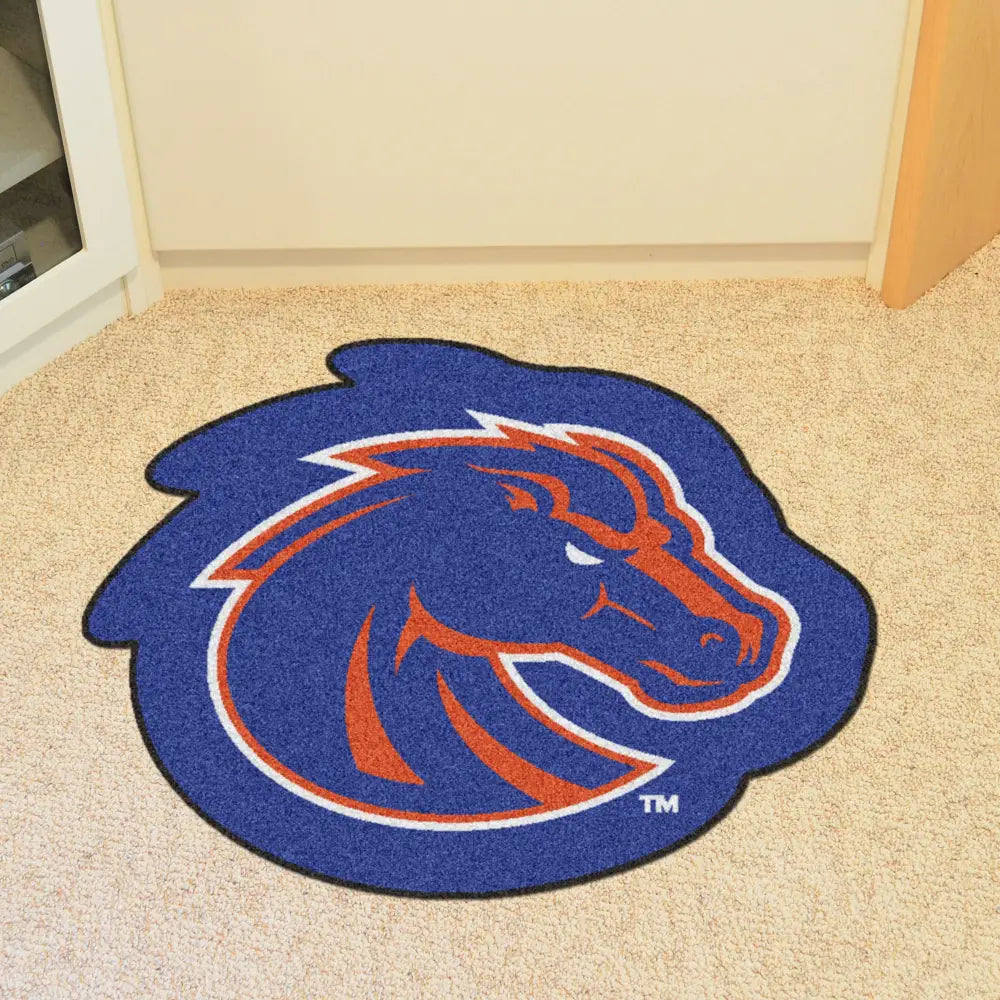 Boise State University Mascot Mat - 33.3’’x30’’ - College Mascot Matt