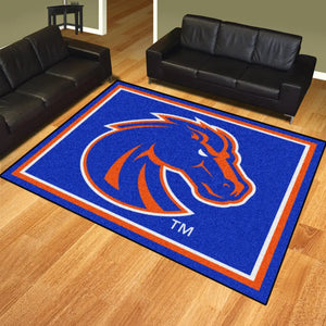 Boise State University Plush Rug  College Area Rug - Fan Rugs