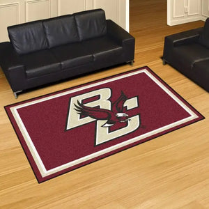 Boston College Plush Rug  College Area Rug - Fan Rugs