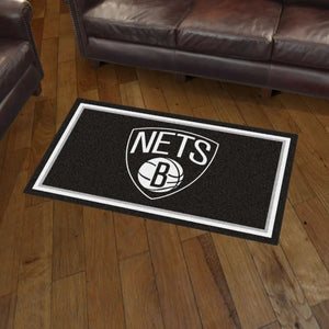 Brooklyn Nets Rug  NBA Area Rug - Fan Rugs