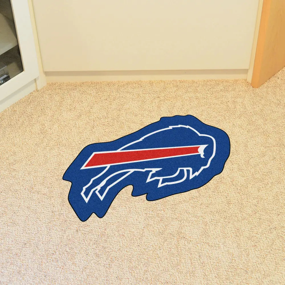 Buffalo Bills Mascot Mat - 36’’ x 26.3’’ - NFL Mascot Mat