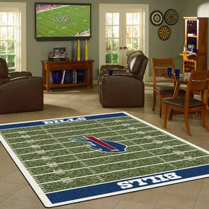 Buffalo Bills NFL Football Field Rug  NFL Area Rug - Fan Rugs