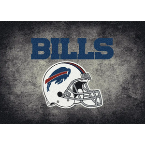 Buffalo Bills NFL Team Distressed Rug  NFL Area Rug - Fan Rugs