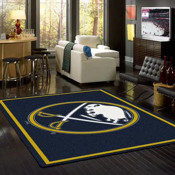 Buffalo Sabres NHL Team Spirit Rug  NHL Area Rug - Fan Rugs