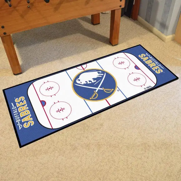 Buffalo Sabres Rink Runner - 30’’x72’’ - NHL Rink Runner