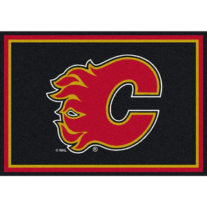 Calgary Flames NHL Team Spirit Rug  NHL Area Rug - Fan Rugs