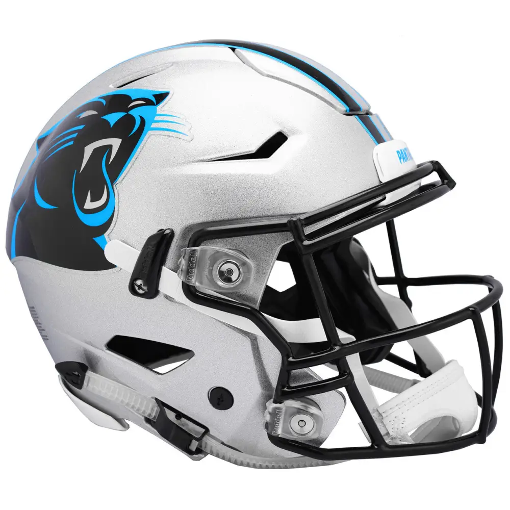 Carolina Panthers Helmet Riddell Authentic Full Size SpeedFlex Style - speedflex Helmet