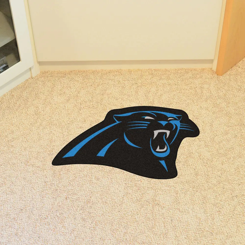 Carolina Panthers Mascot Mat - 36’’ x 21’’ - NFL Mascot Mat