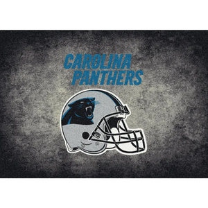 Carolina Panthers NFL Team Distressed Rug  NFL Area Rug - Fan Rugs