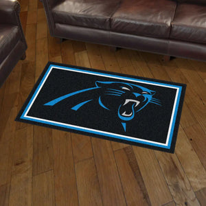 Carolina Panthers Plush Rug - 3’ x 5’ (36’’x 60’’) - NFL Area Rug