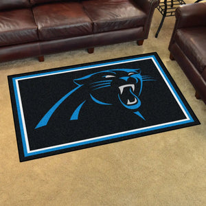 Carolina Panthers Plush Rug - 4’ x 6’ (44’’x71’’) - NFL Area Rug