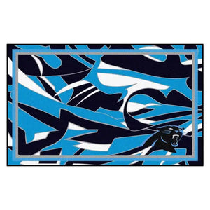 Carolina Panthers X-Fit 4x6 Plush Rug  NFL Area Rug - Fan Rugs