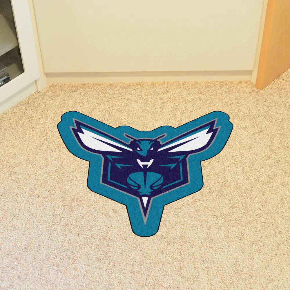 Charlotte Hornets Mascot Mat - 36’’ x 34.6’’ - NBA Mascot Mat